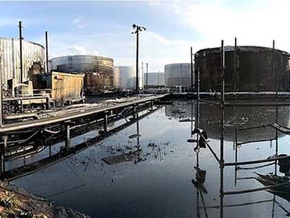 Reduced Threats to Avian Wildlife After Oil Refinery Explosion